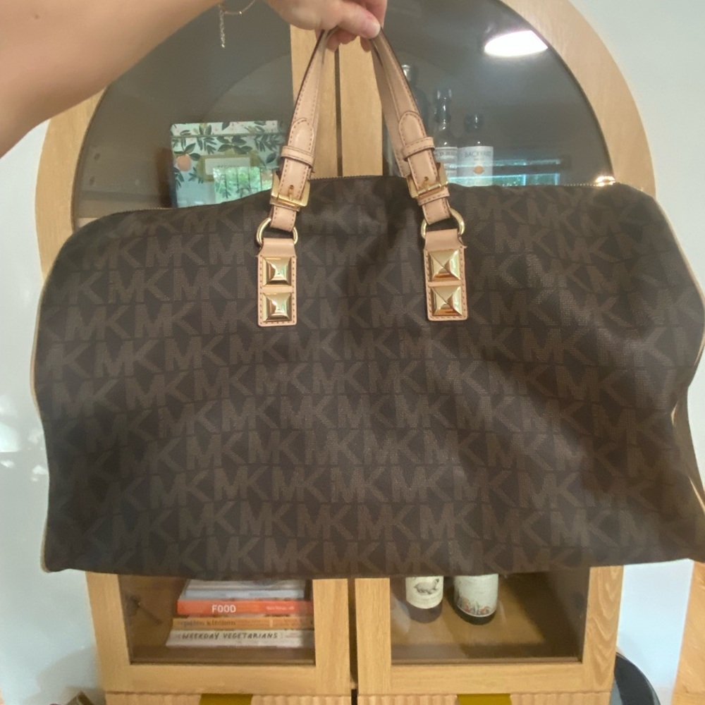 Michael Kors MK duffle bag - brown